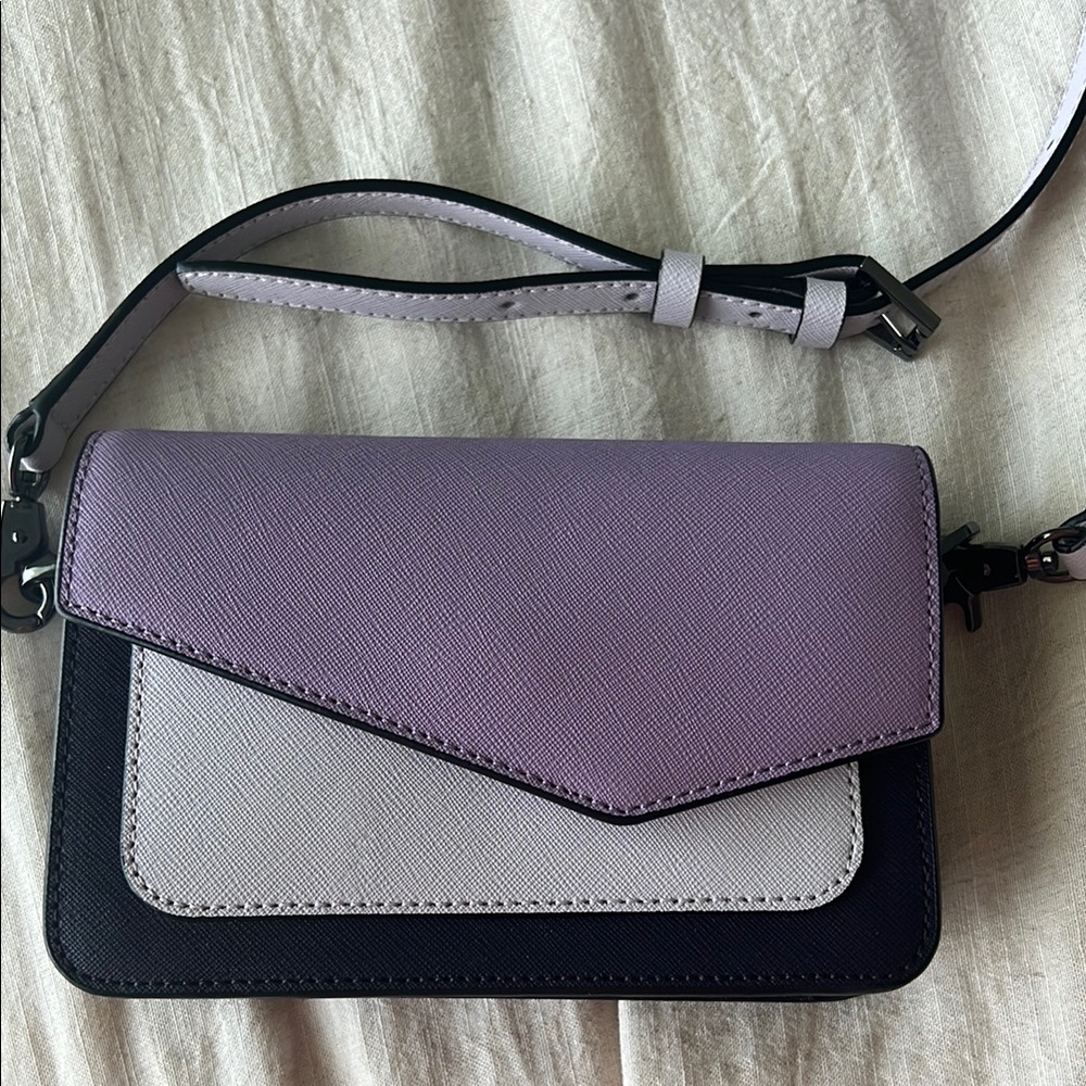Botkier Chic shades of Purple Crossbody Bag with Modern Design